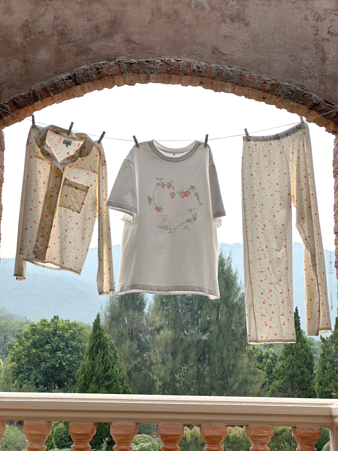Tencel™ Pyjamas Shirt Buttercup
