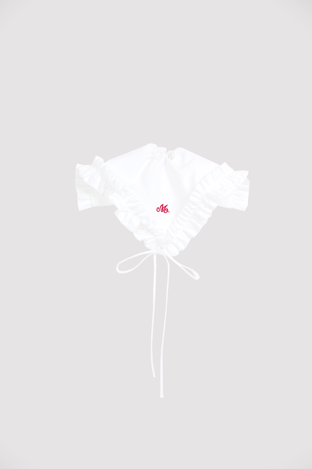 Leila Scrunchie White