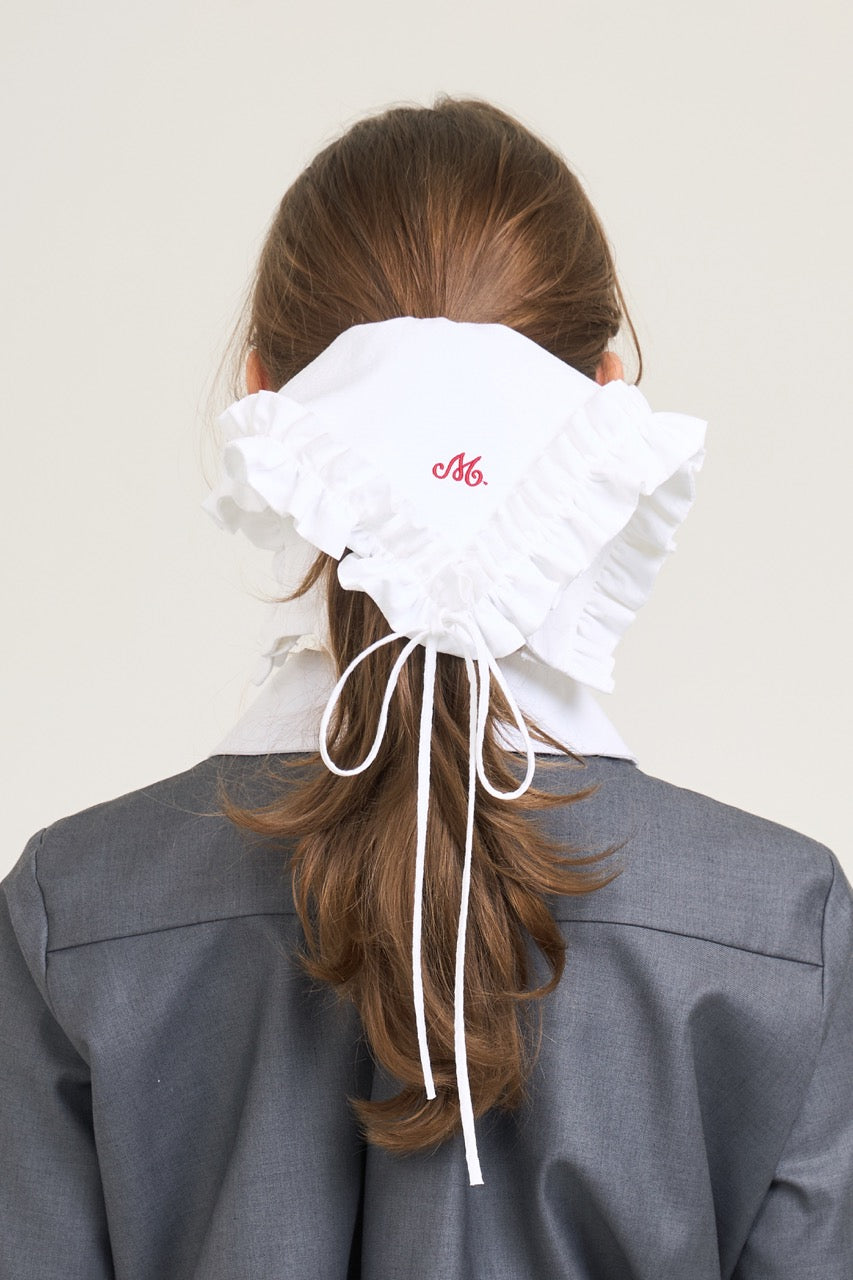 Leila Scrunchie White