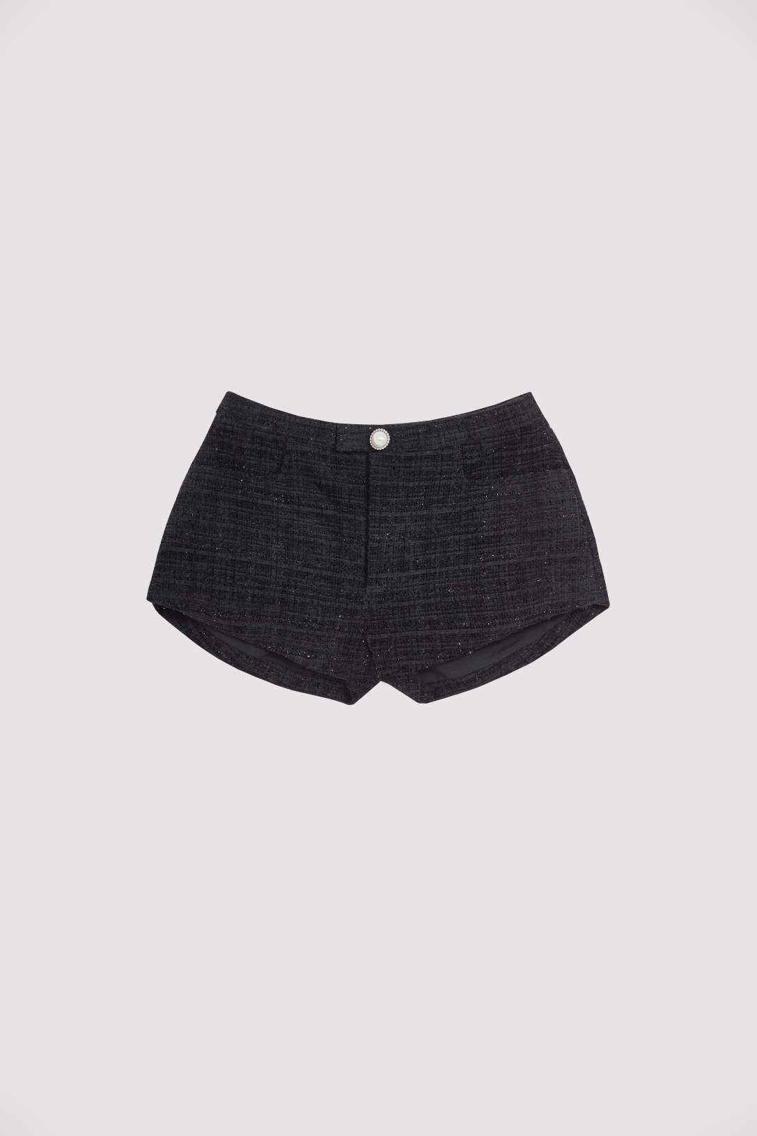 Olivia Tweed Shorts Black