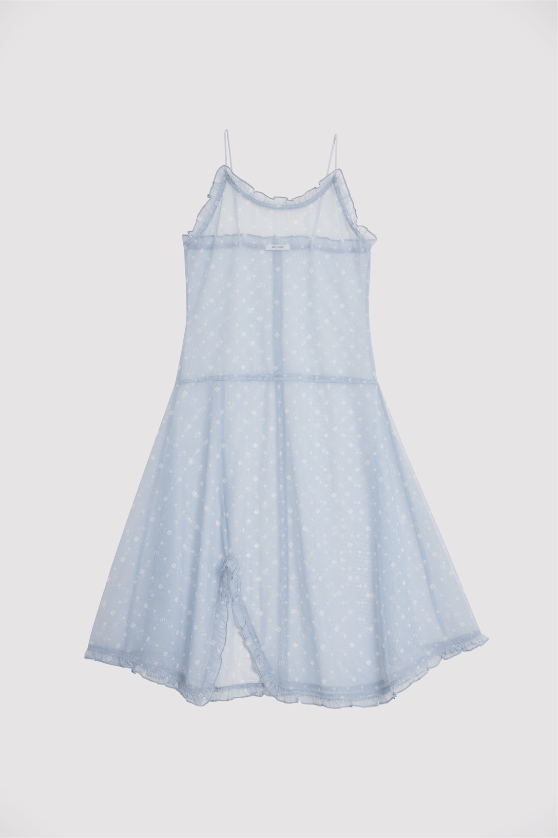 Augury Mesh Dress Powder Blue