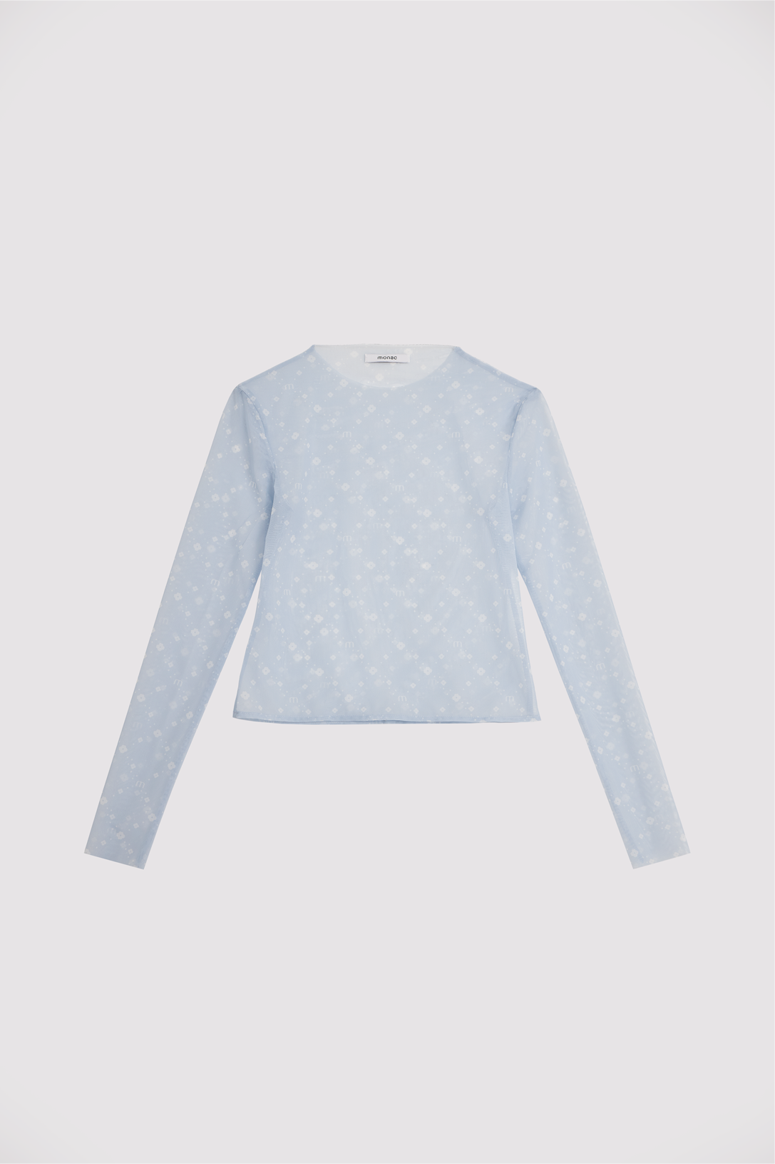 Daphne Mesh Top Powder Blue