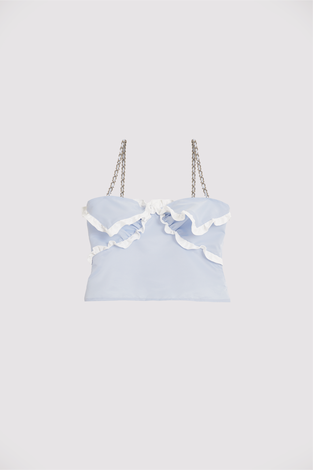 Sully Crop Top Powder Blue