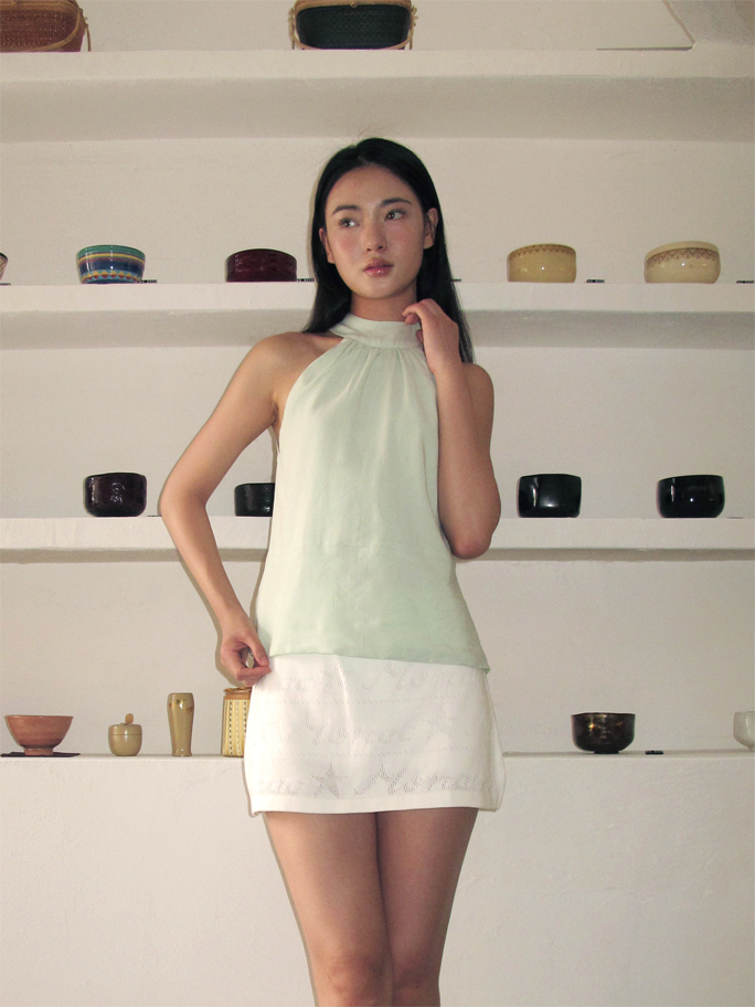 Carolyn Halter Top Mint