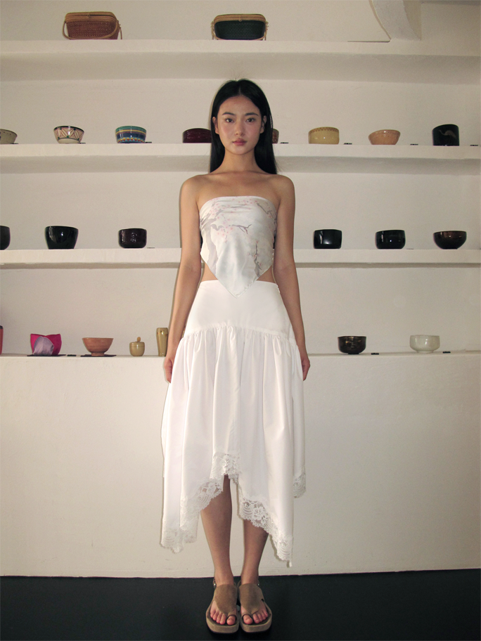 Laia Lace Trim Skirt