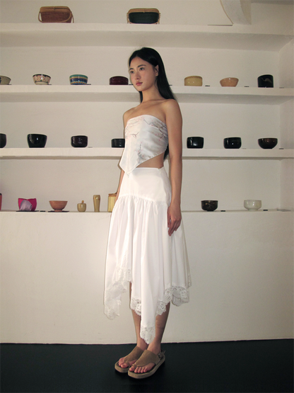 Laia Lace Trim Skirt