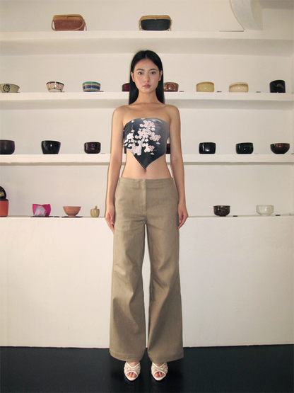Nora Straight Jeans Khaki