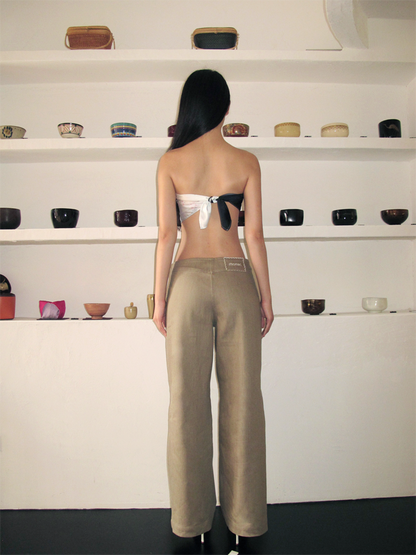 Nora Straight Jeans Khaki