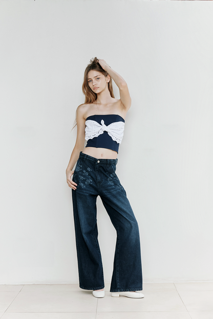 Valetta Tube Top Navy