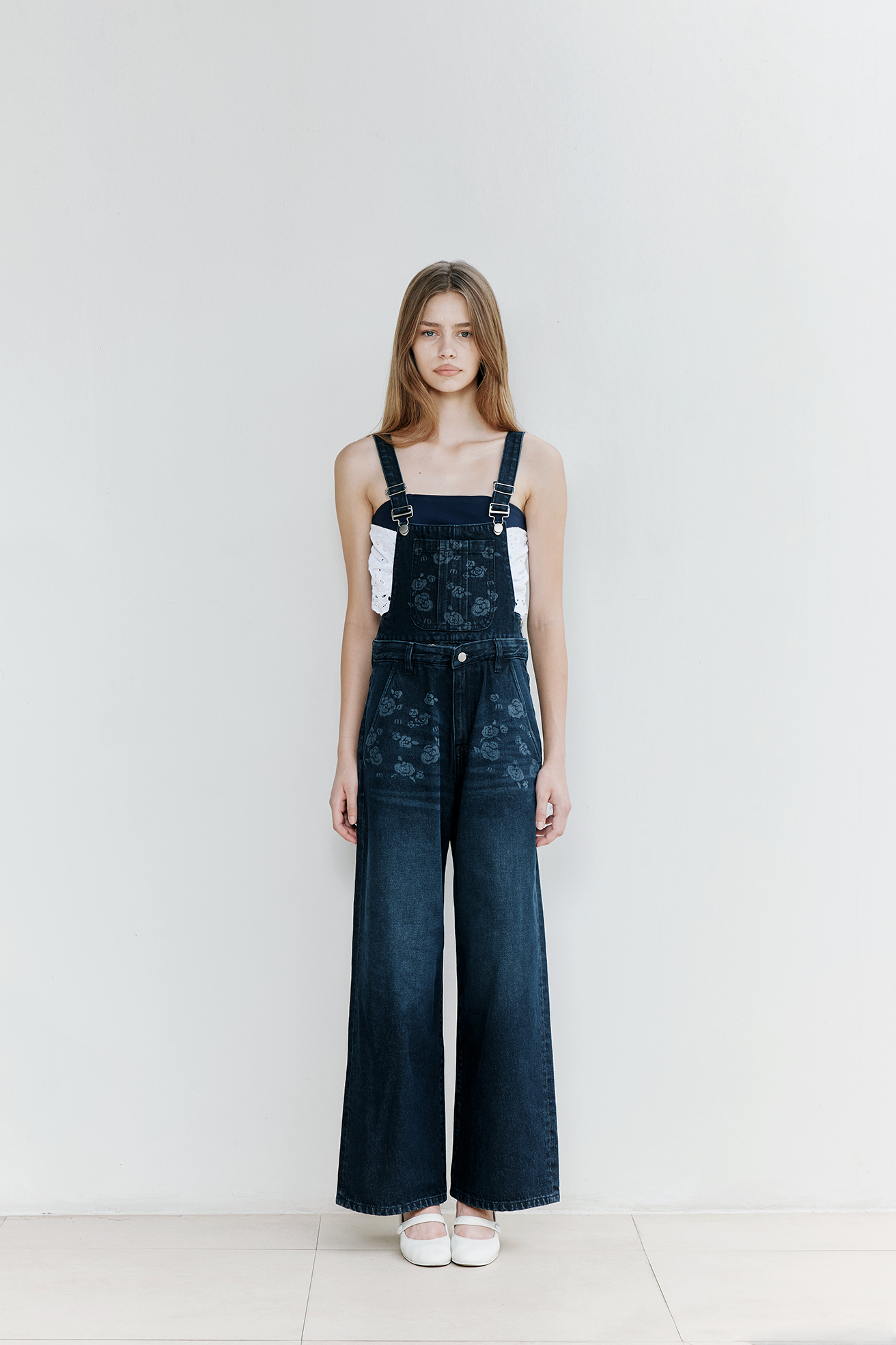Vivienne Denim Overalls with Detachable Bib