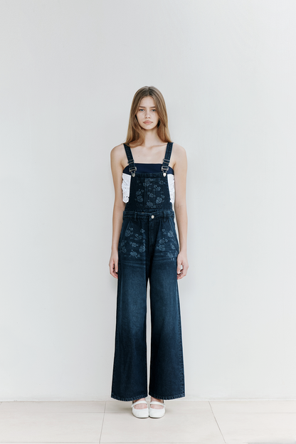 Vivienne Denim Overalls with Detachable Bib