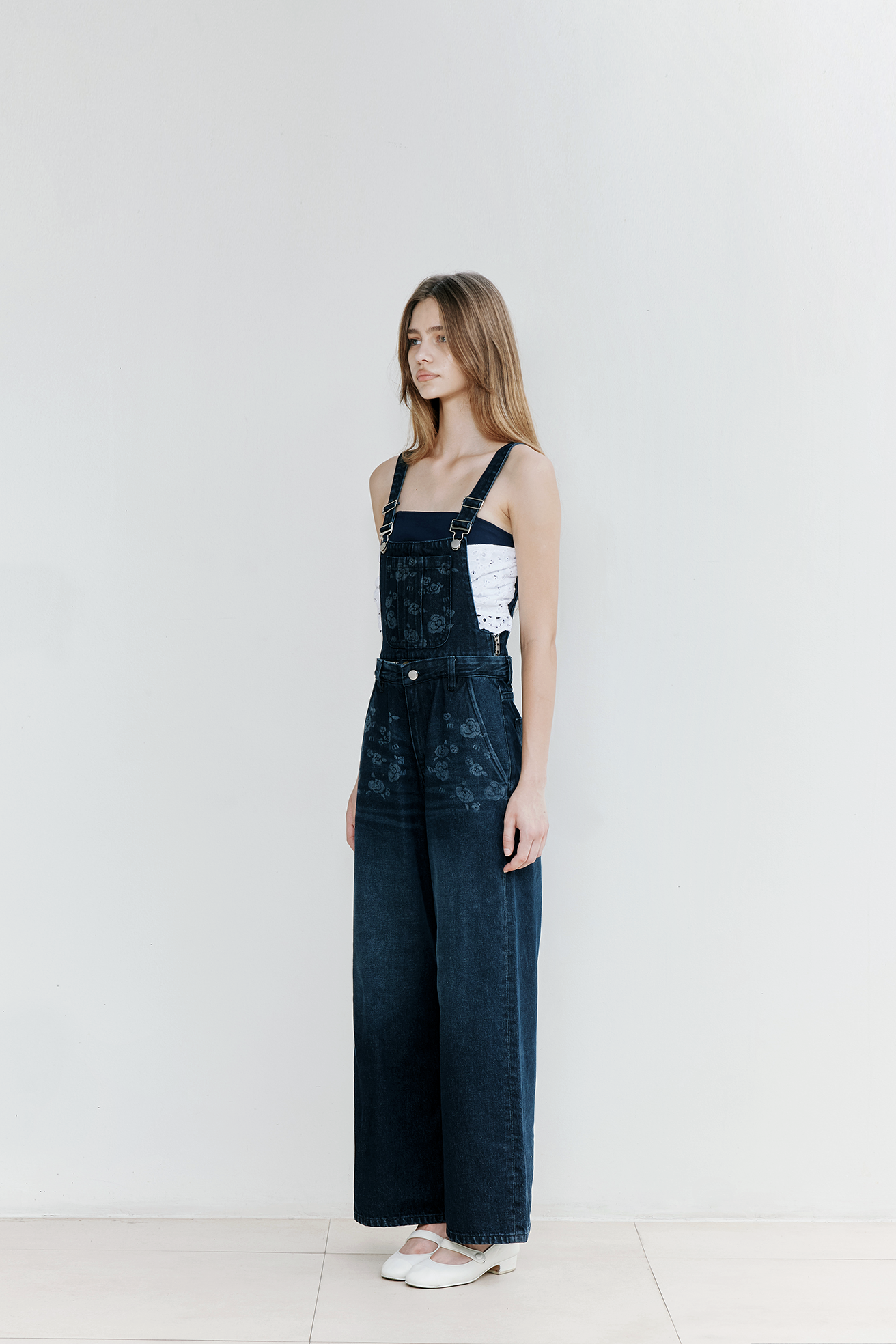 Vivienne Denim Overalls with Detachable Bib