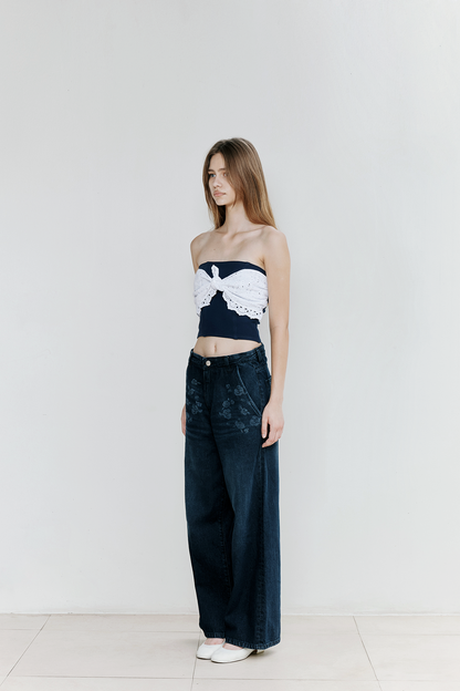 Valetta Tube Top Navy