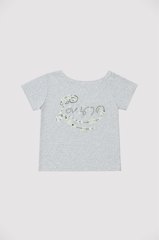Malai Off Shoulder Relaxed Tee