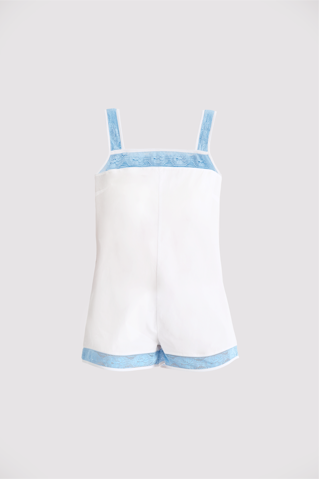 Ophelia Cotton Playsuit Sea Salt