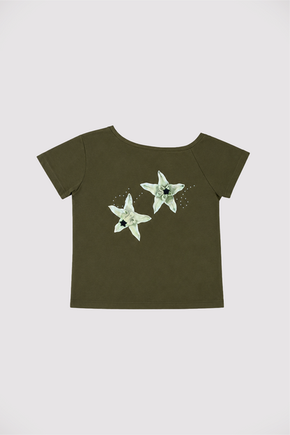 Ruk Off Shoulder Relaxed Tee